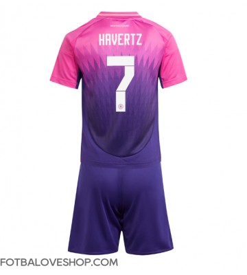 Německo Kai Havertz #7 Dětské Venkovní Dres ME 2024 Krátký Rukáv (+ trenýrky)